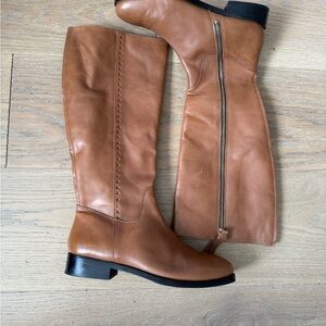 Boden Tan Over the Knee Boots